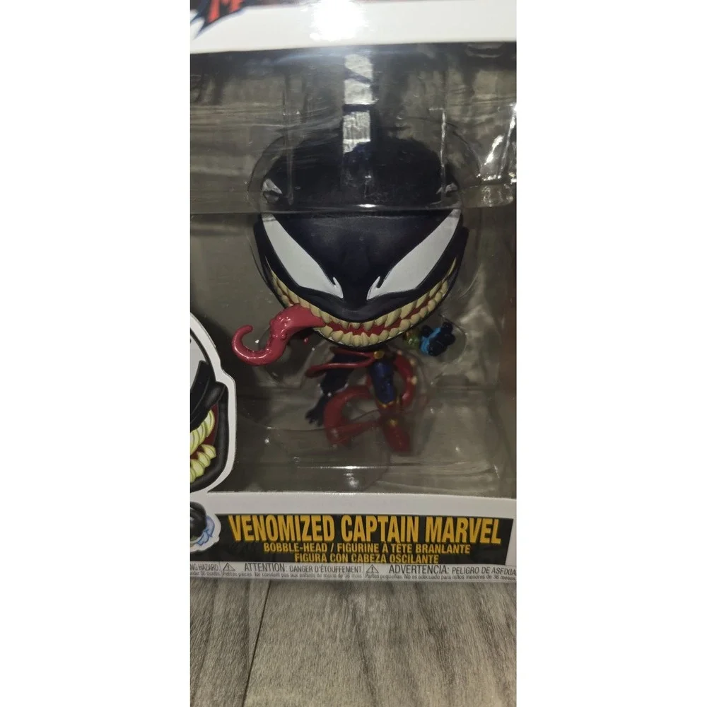 Funko Pop! Marvel -Spider-Man: Maximum Venom - Venomized Captain Marvel #599